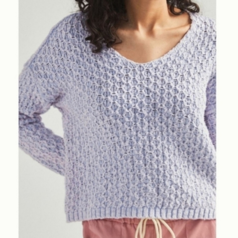 NWT Anthropologie Pilcro Christian V-Neck Pullover